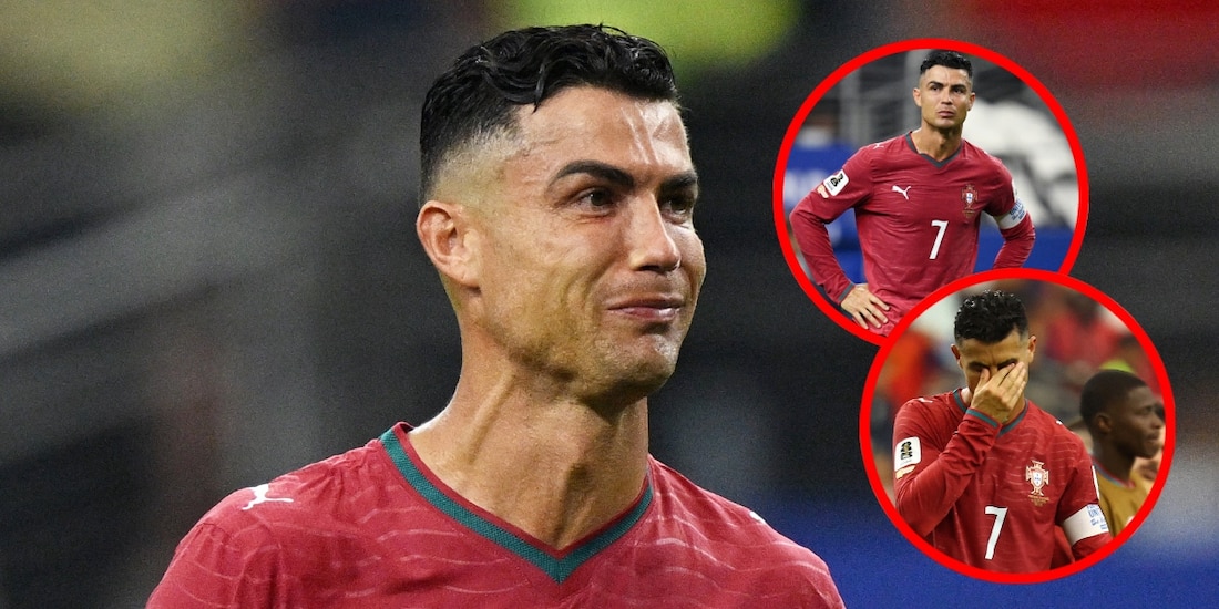Cristiano Ronaldo llora tras quedar eliminado de la Copa del Mundo 2026