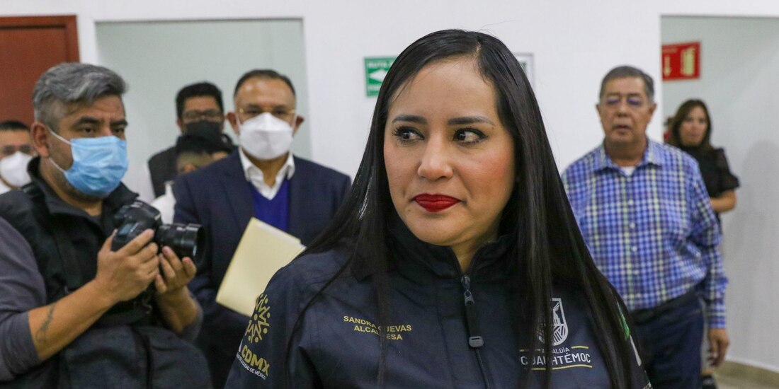 Sandra Cuevas, alcaldesa en Cuauhtémoc.