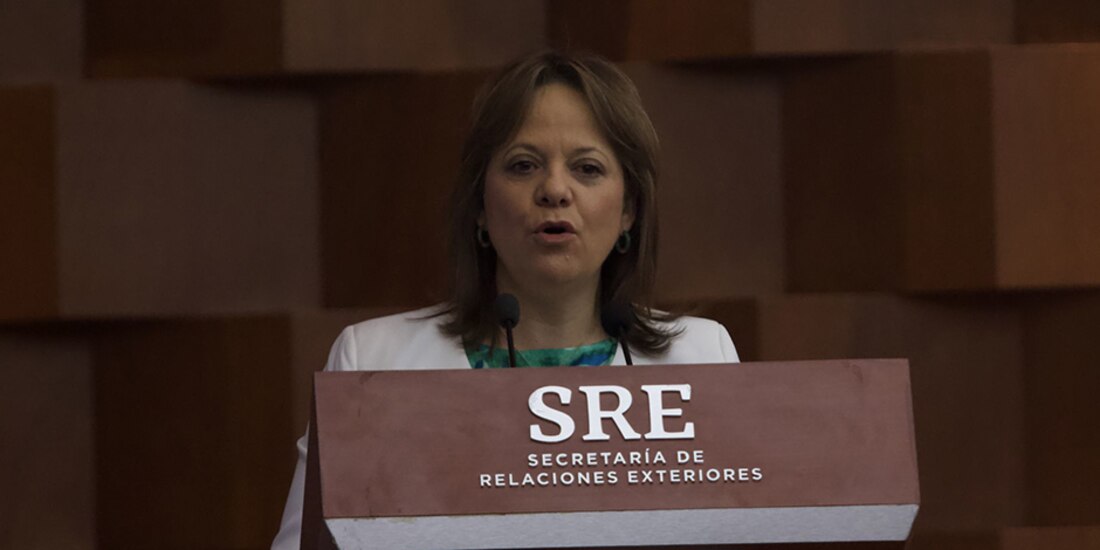 Martha Delgado, subsecretaria de Asuntos Multilaterales y Derechos Humanos de la SRE.