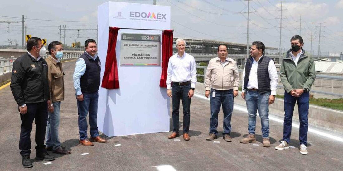 "Esto nos va a ayudar para hacer más ágil esta incorporación a quienes vienen de la Ciudad de México hacia Toluca", señaló el gobernador Alfredo Del Mazo.