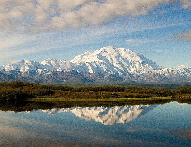 Denali, renombrado como Monte McKinley por la administración de Trump.