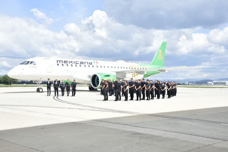 El nuevo Embraer E190-E2 tiene capacidad para 108 pasajeros.