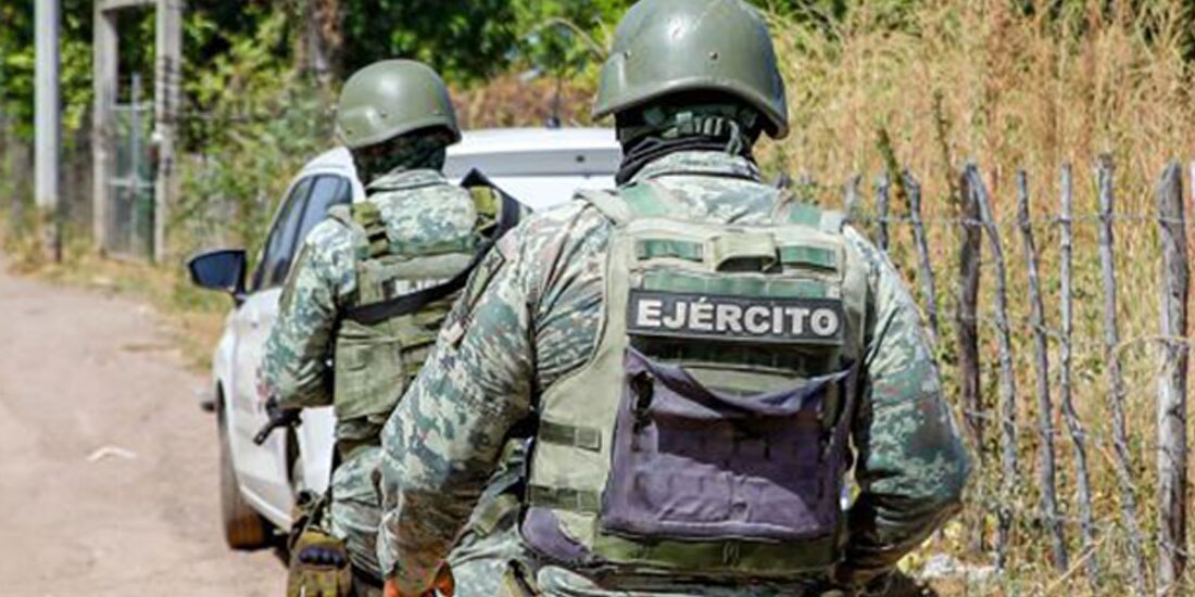 En la imagen, elementos del Ejército Mexicano