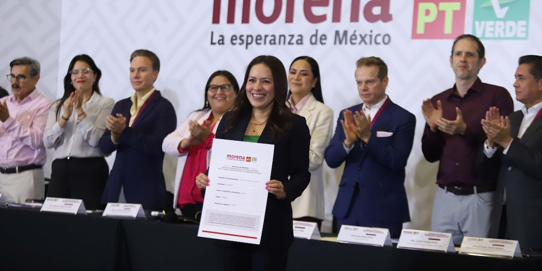 Karen Castrejón se registró como aspirante por el Partido Verde a la gubernatura de Guerrero.