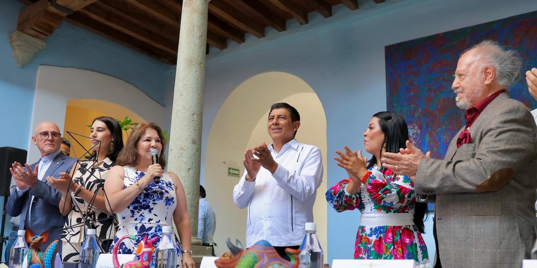 En la imagen el Gobernador constitucional de Oaxaca.