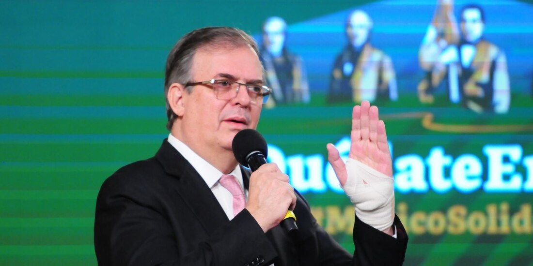 Marcelo Ebrard, titular de la Secretaría de Relaciones Exteriores.