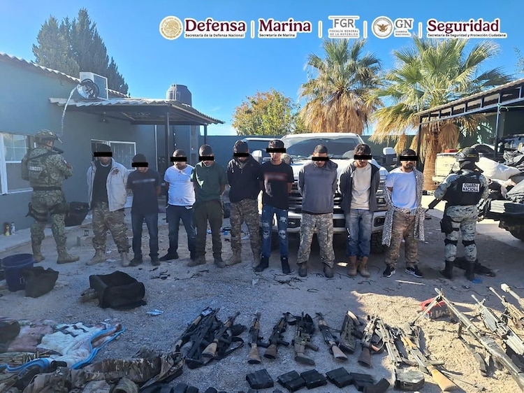 Detenidos en Chihuahua, entre ellos Roberto "N", alias “02”, un objetivo prioritario.