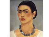 AUTORRETRATO con collar de Frida Kahlo, 1933.