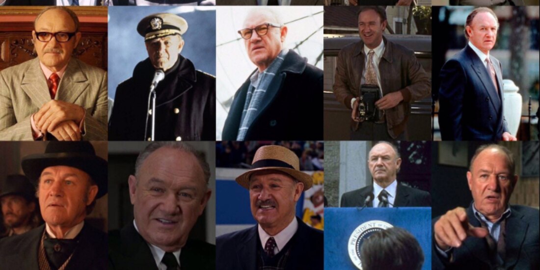 Estos son los personajes más famosos de Gene Hackman.