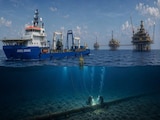 Pemex completa trabajos de reparación del ducto submarino en el campo Ek-Balam.