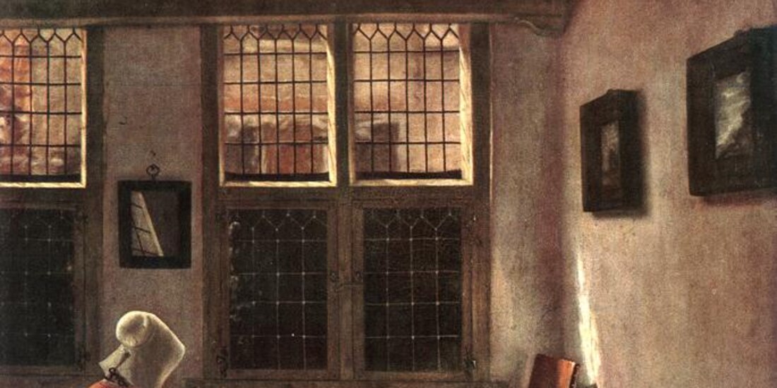 Pieter Janssens Elinga, Mujer leyendo, ca. 1660.