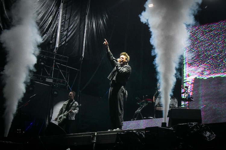 Papa Roach durante su participación en el Vans Warped Tour en el Autódromo Hermanos Rodríguez, el 12 de septiembre de 2026.