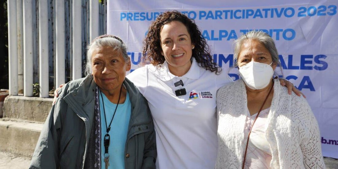 Mariana Rodríguez Mier y Terán continúa supervisión y entrega de obras en ÁO.