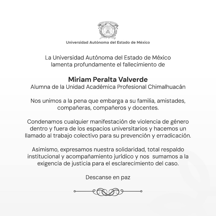 Comunicado de la UAEMéx
