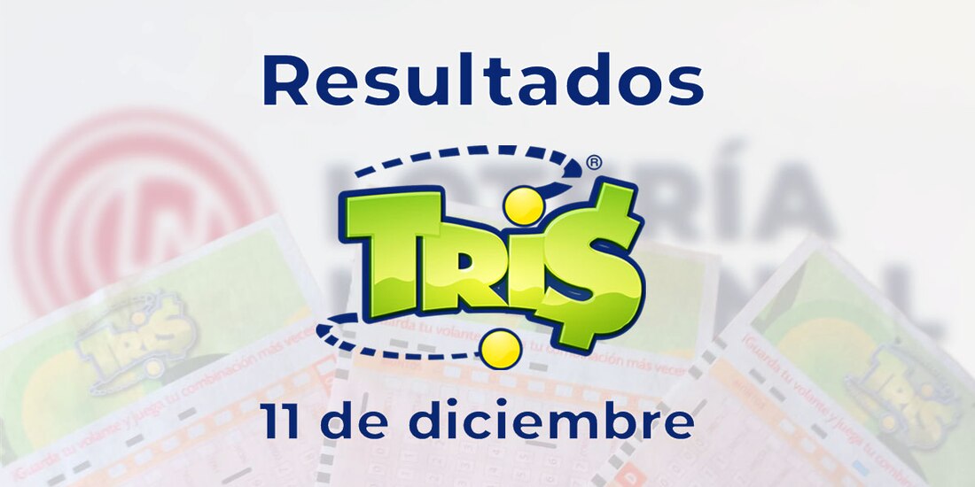 Resultados del Tris de hoy 11 de diciembre del 2024.