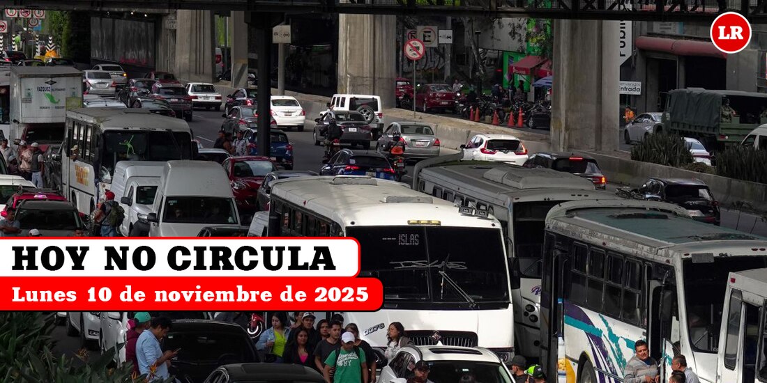 Entérate de la aplicación del Hoy No Circula para este lunes en la Zona Metropolitana del Valle de México.