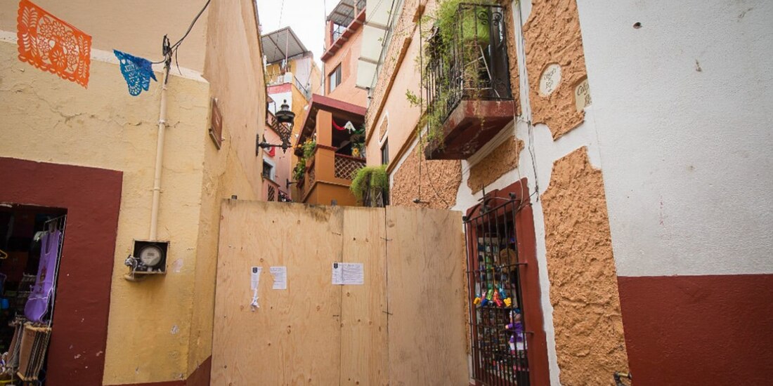 Clausuran Callejón del Beso en Guanajuato.