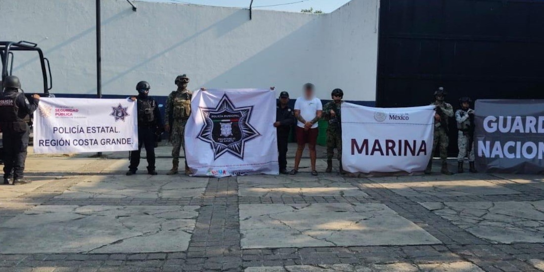 Elementos de la Marina y Guardia Nacional participaron en el operativo de seguridad desplegado en Zihuatanejo.