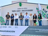 En beneficio de la niñez potosina, el Gobernador inauguró un jardín de niños de la capital con una inversión de 7.75 millones de pesos.