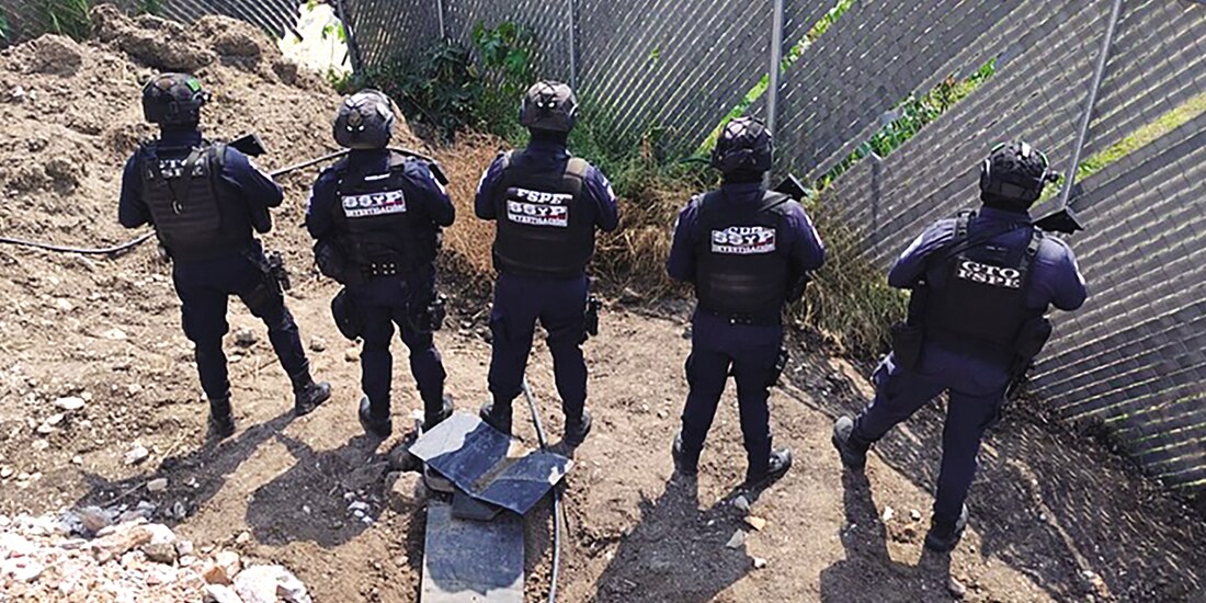 Elementos de la Secretaría de Seguridad de Guanajuato, en imagen de archivo