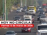 Te compartimos cómo aplica el Hoy No Circula este viernes 13 de marzo de 2026 en la ZMVM.