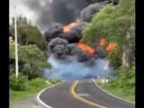 Explosión de pipa cobra ocho vidas en la carretera federal México-Acapulco