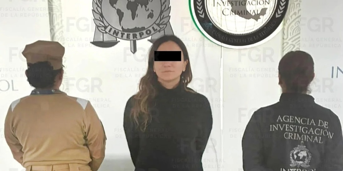 Presentación de la detenida.