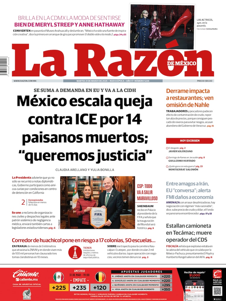 La Razón 31 Marzo 2026
