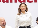 TANIA CONTRERAS, presidenta del Supremo Tribunal de Tamaulipas, ayer.