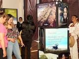 El recorrido pedagógico del museo interactivo tuvo su primera escala en el Museo Batalla del Monte de las Cruces, en La Marquesa.