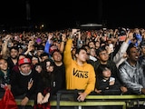 Fans durante el concierto de Papa Roach en el Vans Warped Tour, el 12 de septiembre de 2026.
