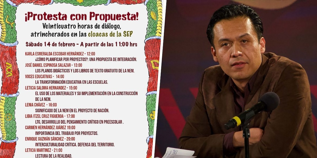 Marx Arriaga, exdirector de Materiales Educativos de la SEP, protestará en la que dejará de ser su oficina.