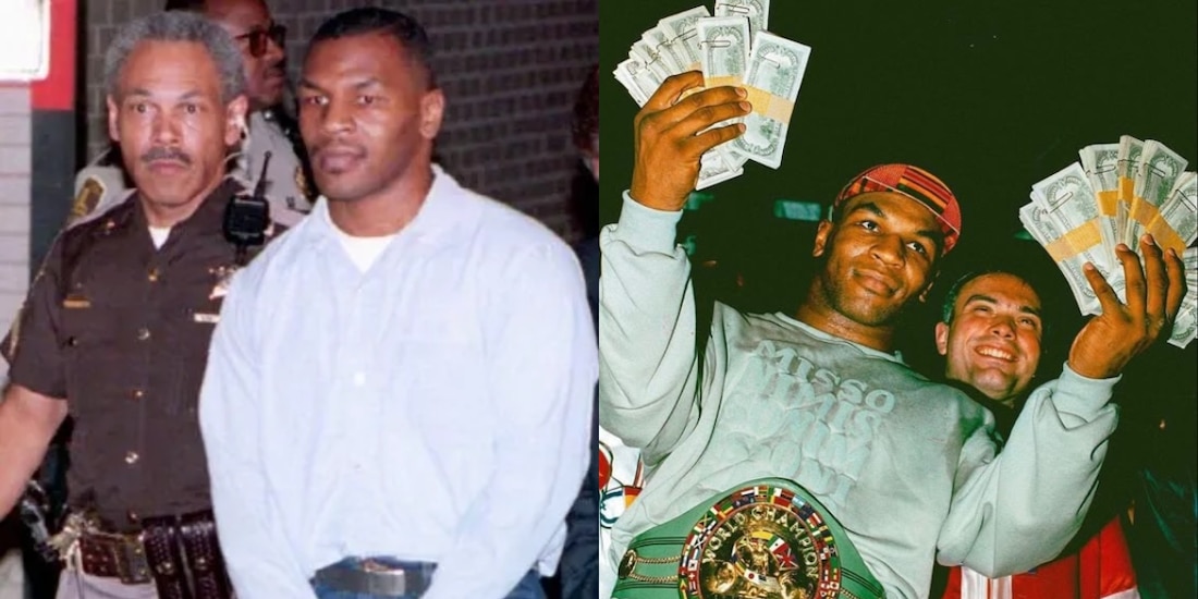 Mike Tyson estuvo tres años en prisión