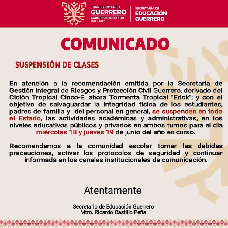 Comunicado oficial