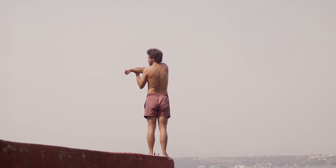 Rafael Martínez Sánchez, al dar vida a Rich, protagonista de la cinta que dirige.