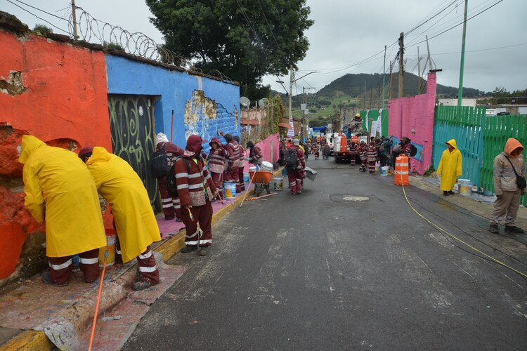 Arranca programa Obras son Amores en San Miguel Ajusco.