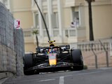 El monoplaza de Checo Pérez en el Circuito de Montecarlo durante el Gran Premio de Mónaco de F1.