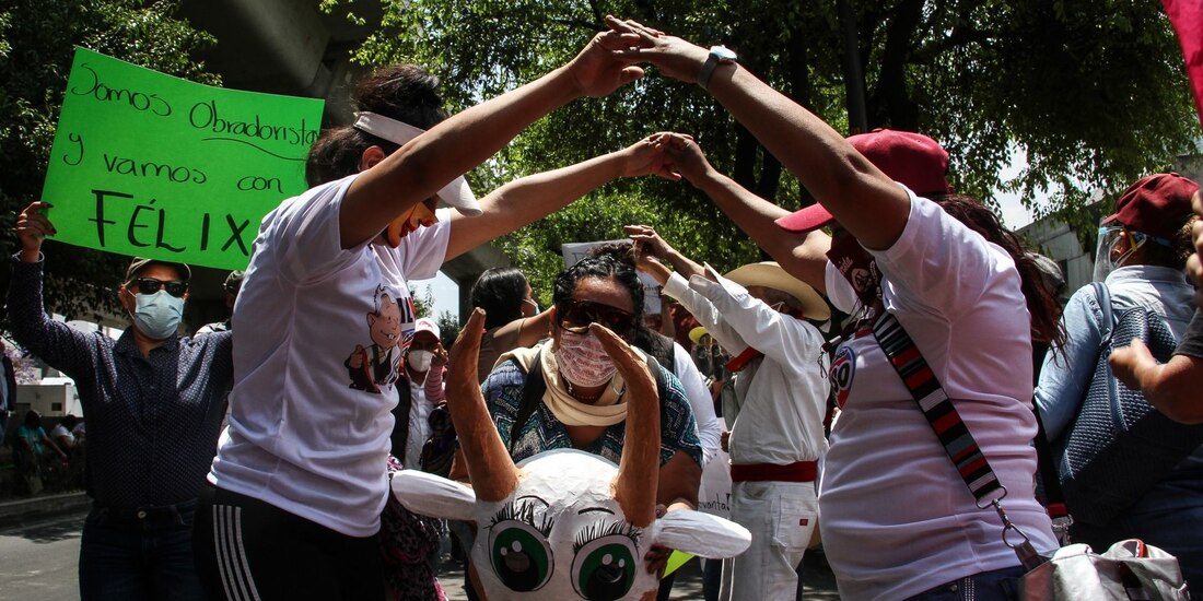 El dirigente nacional del PRD, Jesús Zambrano criticó el bloqueo que simpatizantes de Félix Salgado Macedonio mantienen en las afueras del INE