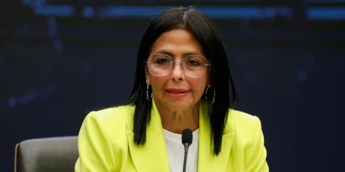 La vicepresidenta de Venezuela, Delcy Rodríguez, en una imagen de marzo de 2025