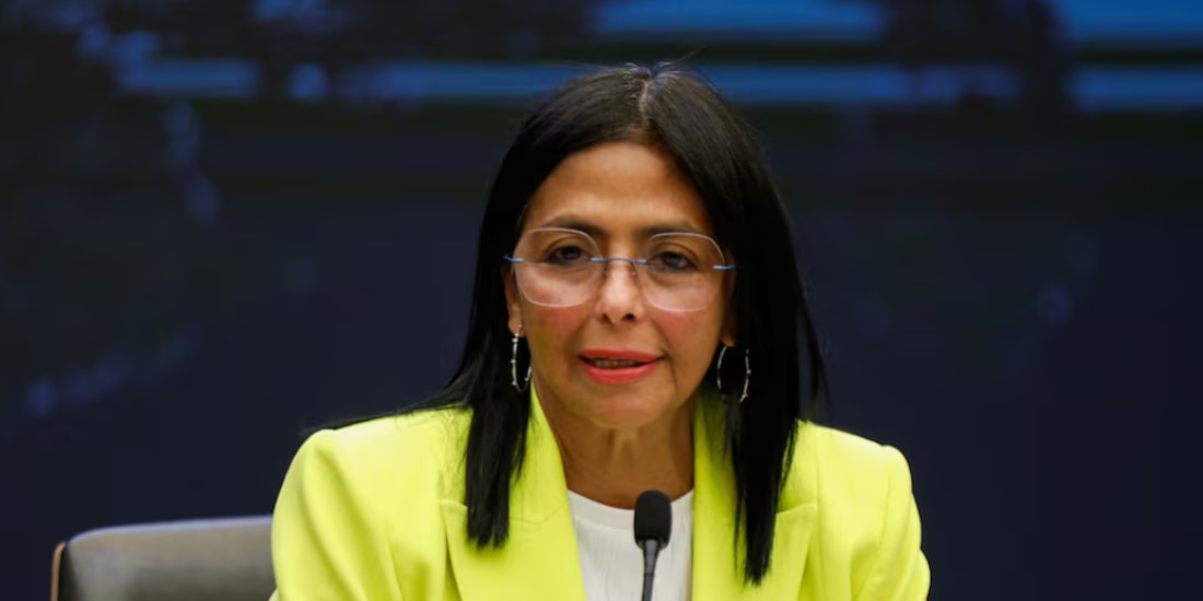 La vicepresidenta de Venezuela, Delcy Rodríguez, en una imagen de marzo de 2025