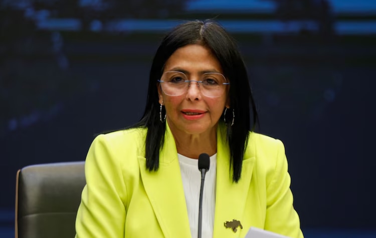 La vicepresidenta de Venezuela, Delcy Rodríguez, en una imagen de marzo de 2025