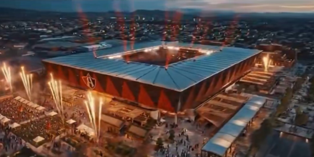 Atlas presenta su el nuevo Estadio Jalisco.