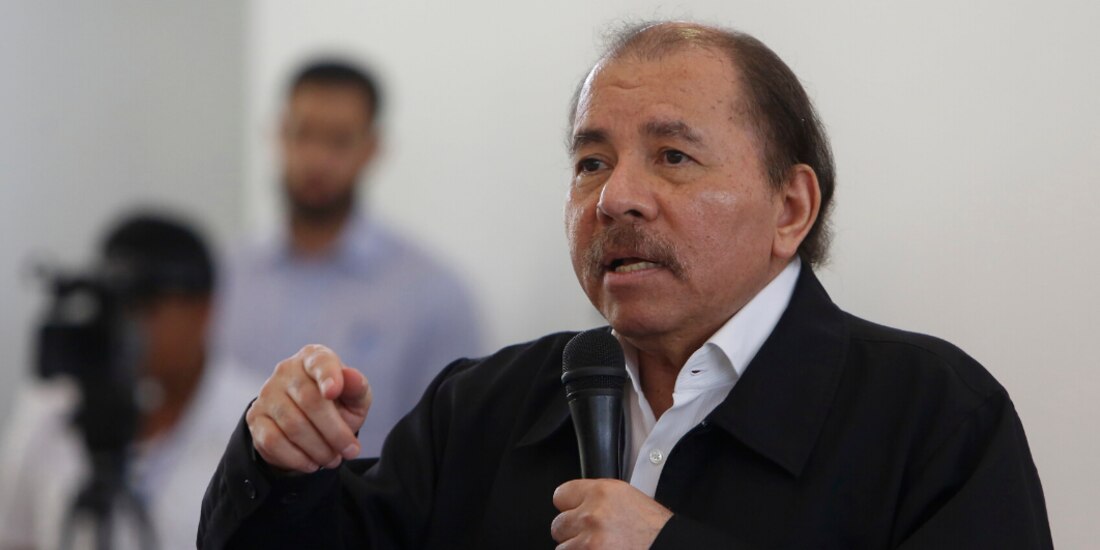 El presidente de Nicaragua, Daniel Ortega.