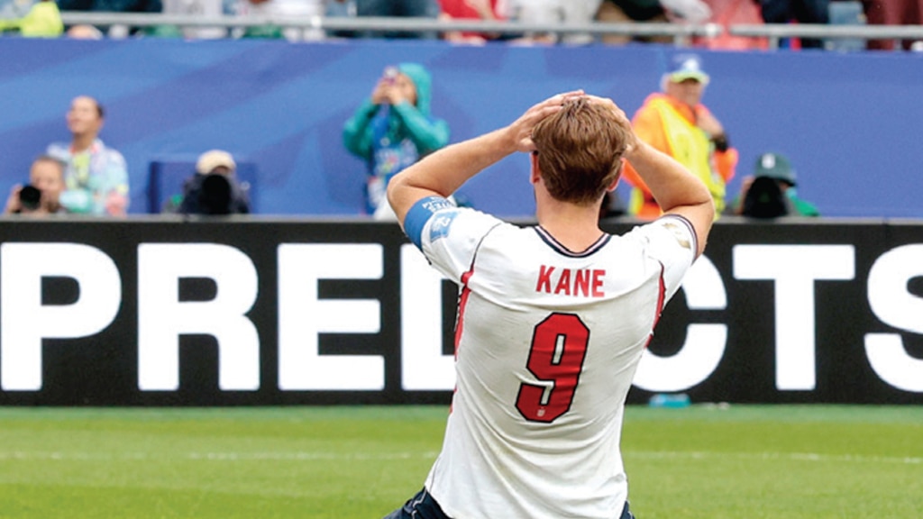 HARRY KANE lamenta una falla en Boston, ayer