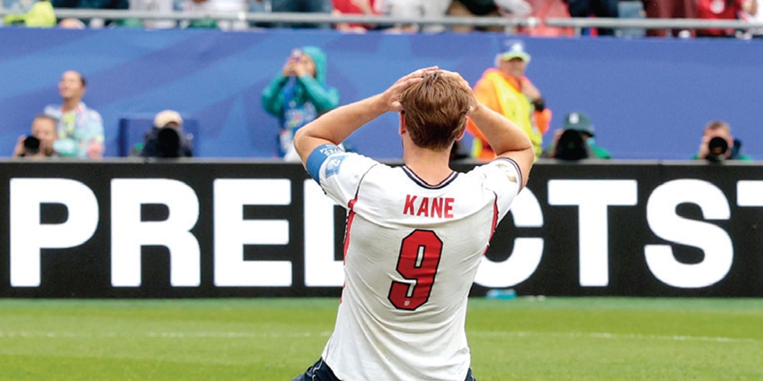 HARRY KANE lamenta una falla en Boston, ayer