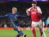 Una acción del Arsenal vs Atlético de Madrid, partido de vuelta de las semifinales de la Champions League
