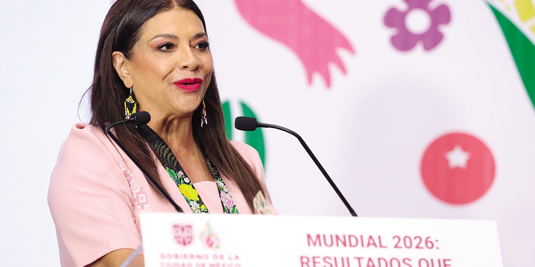 La mandataria capitalina en conferencia de prensa, el viernes.