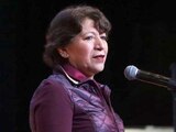 Delfina Gómez pide dejar atrás estereotipo de que mujeres no son capaces de gobernar