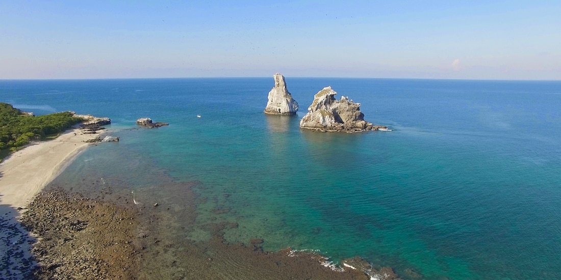 En la fotografía, la Isla Isabel, ubicada en el Golfo de California.