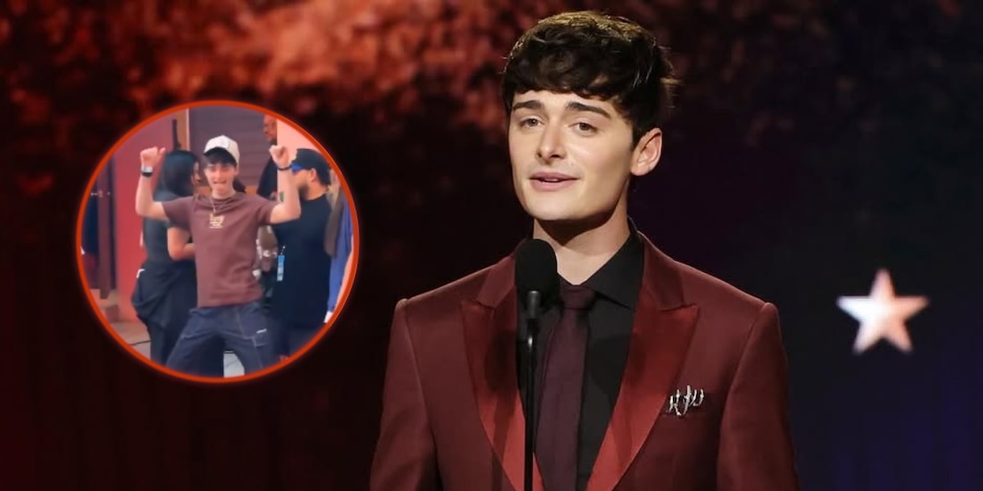 La reacción viral de Noah Schnapp en la casita de Bad Bunny